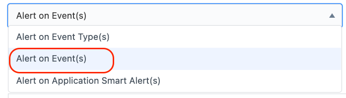 alertOnEvents